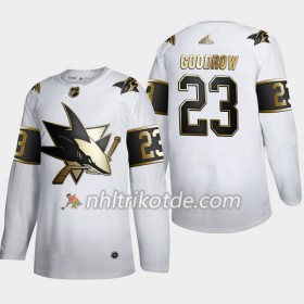 San Jose Sharks Trikot Barclay Goodrow 23 Adidas 2019-2020 Golden Edition Weiß Authentic - Herren
